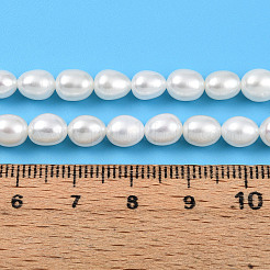 Natural Cultured Freshwater Pearl Beads Strands&nbsp;PEAR-N012-05-2A-01