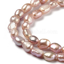 Natural Cultured Freshwater Pearl Beads Strands&nbsp;PEAR-L033-30B
