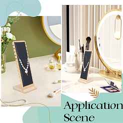 12-Slot Wood Necklaces Organizer Display Stands&nbsp;NDIS-WH20003-01A