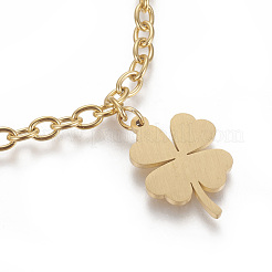 304 Stainless Steel Charm Bracelets&nbsp;BJEW-F383-04G