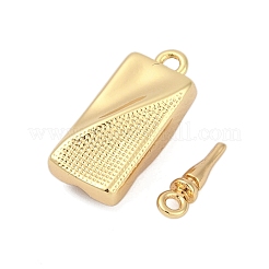 Brass Box Clasps&nbsp;KK-P291-39G