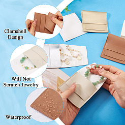 5Pcs 5 Colors Square PU Leather Envelope Pouches&nbsp;ABAG-TA0001-81