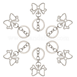 18Pcs Alloy Keychain Clasps&nbsp;KEYC-SC0001-74B-P