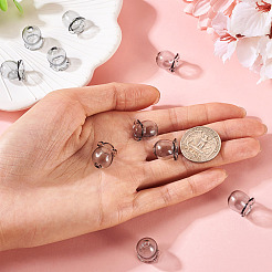 10Pcs Glass Bead Caps for Wind Chimes Making&nbsp;GLAA-BY0001-05A