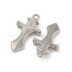 Non-Tarnish 304 Stainless Steel Pendants&nbsp;STAS-N103-134P