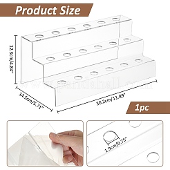 18-Hole 3-Tier Acrylic Display Stands&nbsp;ODIS-WH0329-62