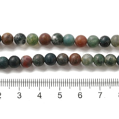 Natural Indian Agate Beads Strands&nbsp;G-Q462-6mm-08