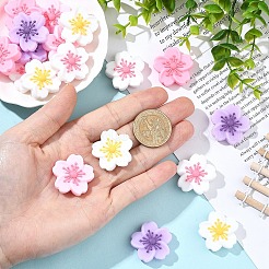 10Pcs 5 Colors Silicone Beads&nbsp;SIL-YW0002-61