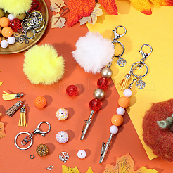 Thanksgiving Day DIY Alloy Bracelet Tool Jewelry Helper Beadable Alligator Clip Making Kits&nbsp;DIY-SC0030-87