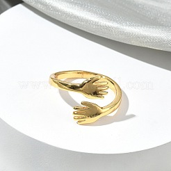 Brass Cuff Rings&nbsp;RJEW-D341-03G