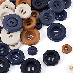 40Pcs 20 Styles Resin Buttons&nbsp;BUTT-TA0001-50