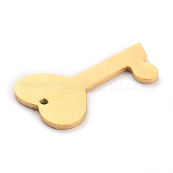 304 Stainless Steel Pendants&nbsp;STAS-F267-14G