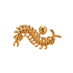 Punk Brass Stud Earrings&nbsp;FS-WG18287-01