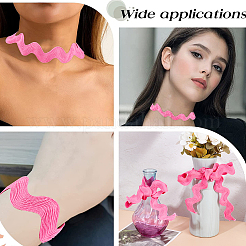 9 Yards Polyester Wavy Fringe Trim Ribbon&nbsp;OCOR-XCP0002-96