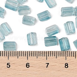 Transparent Spray Painted Glass Seed Beads&nbsp;SEED-L011-10A-09