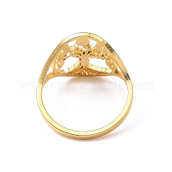 304 Stainless Steel Open Cuff Rings&nbsp;RJEW-Q808-08G