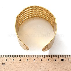 304 Stainless Steel Cuff Bangles for Women&nbsp;BJEW-Z096-06G