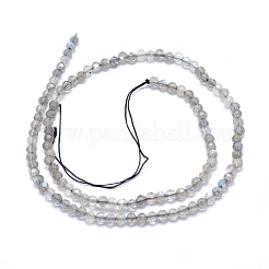 Natural Labradorite Beads Strands&nbsp;G-D0003-E86-4MM