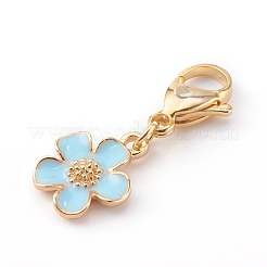 Zinc Alloy Enamel Pendants&nbsp;HJEW-JM00432-03
