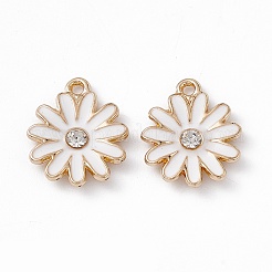Alloy Rhinestone Pendants&nbsp;PALLOY-P287-01LG-04