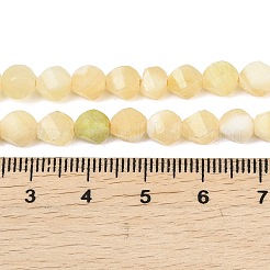 Natural Yellow Jade Beads Strands&nbsp;G-P611-C34-01