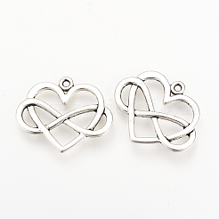Tibetan Style Alloy Pendants&nbsp;TIBEP-Q078-39AS-NR