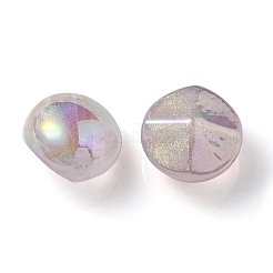 UV Plating Luminous Transparent Acrylic Beads&nbsp;OACR-P010-05C