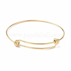 Ion Plating(IP) Adjustable 304 Stainless Steel Bangles Making&nbsp;MAK-F286-01G