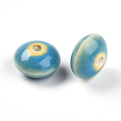 Handmade Porcelain Beads&nbsp;PORC-Q174-12x7mm-3-01