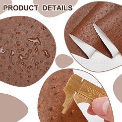 Ostrich PVC Imitation Leather Fabric&nbsp;DIY-WH0028-10A-01