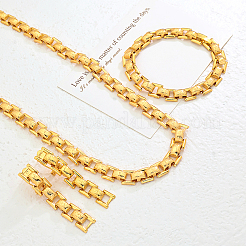 Alloy Chain Bracelets & Earrings & Necklaces Sets for Women&nbsp;KD3206