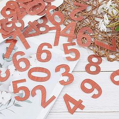 40Pcs 10 Number Acrylic Wall Stickers&nbsp;DIY-FH0002-54