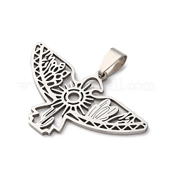 201 Stainless Steel Pendants&nbsp;STAS-V013-09P