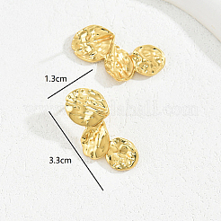 304 Stainless Steel Dangle Stud Earrings for Women&nbsp;GB6330-1