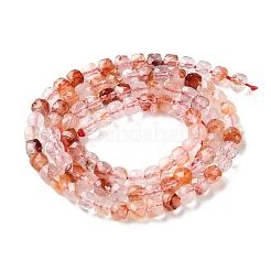 Natural Hematoid Quartz/Ferruginous Quartz Beads Strands&nbsp;GG-CBAE031-B01