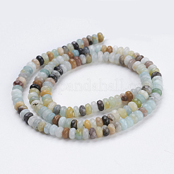 Natural Flower Amazonite Beads Strands&nbsp;G-K255-23