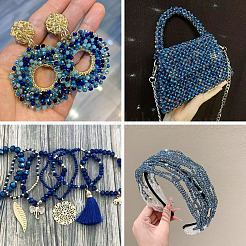 11 Strands 11 Styles Electroplate Glass Beads Strands&nbsp;EGLA-TA0003-05