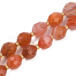 Natural South Red Agate Beads Strands&nbsp;G-N342-149E