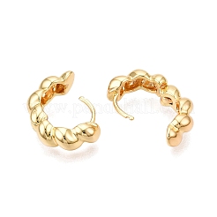 Ring Brass Hoop Earrings for Women&nbsp;EJEW-N054-60G