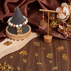 48Pcs 6 Styles Alloy Charms&nbsp;FIND-SP0003-73