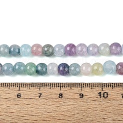 Ombre Effect Dyed Crackle Glass Beads Strands&nbsp;GLAA-Q106-01A-B27