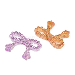 UV Plating Opaque Acrylic Beads&nbsp;MACR-C036-15