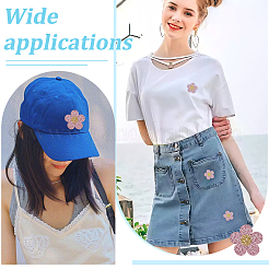 12Pcs Rhinestone Clothing Patches&nbsp;PATC-FG0003-68