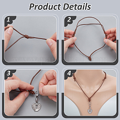 Korea Waxed Polyester Cord Necklace Making&nbsp;NJEW-WR00001