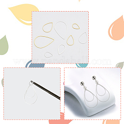160Pcs 8 Style Brass Linking Rings&nbsp;KK-CA0003-66