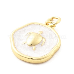 Ocean Theme Brass Enamel Pendants&nbsp;KK-Q029-01A-G