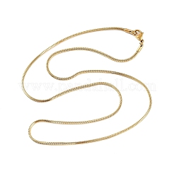 2MM 304 Stainless Steel Square Snake Chain Necklaces for Women&nbsp;NJEW-B131-01B-G
