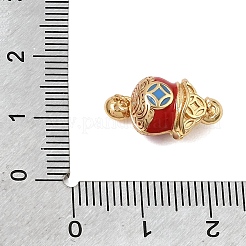Brass Enamel Magnetic Clasps&nbsp;KK-C066-25G