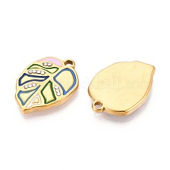304 Stainless Steel Rhinestone Pendants&nbsp;STAS-N111-01G