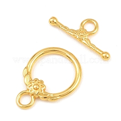 Brass Toggle Clasps&nbsp;KK-G548-42G-02